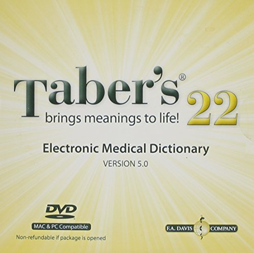 Taber's DVD-ROM Electronic Medical Dictionary v. 5.0