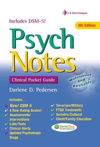 Book Cover PsychNotes: Clinical Pocket Guide, 4th Edition (Davis's Notes)