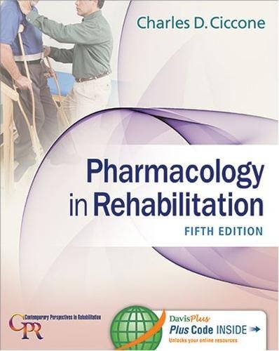 Book Cover Pharmacology in Rehabilitation (Contemporary Perspectives in Rehabilitation)