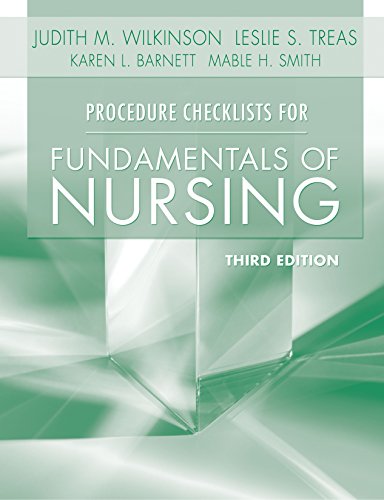 Book Cover Procedure Checklists for Fundamentals of Nursing