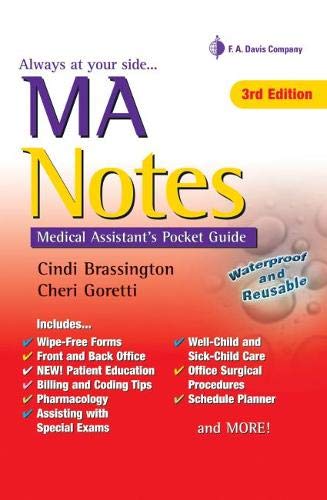 Book Cover MA Notes: Medical Assistant's Pocket Guide
