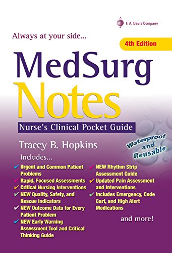 Book Cover Med Surg Notes: Nurse's Clinical Pocket Guide