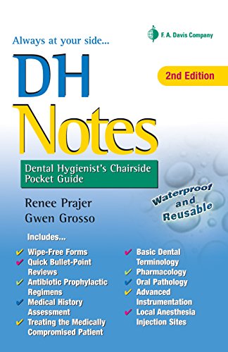 Book Cover DH Notes: Dental Hygienist's Chairside Pocket Guide