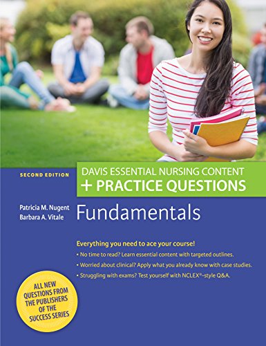 Book Cover Fundamentals: Davis Essential Nursing Content + Practice Questions
