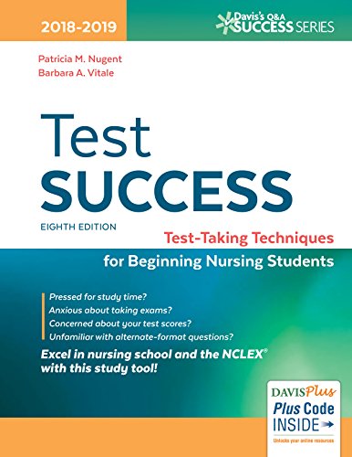 Book Cover Test Success: Test-Taking Techniques for Beginning Nursing Students (Davis's Q&A Success)