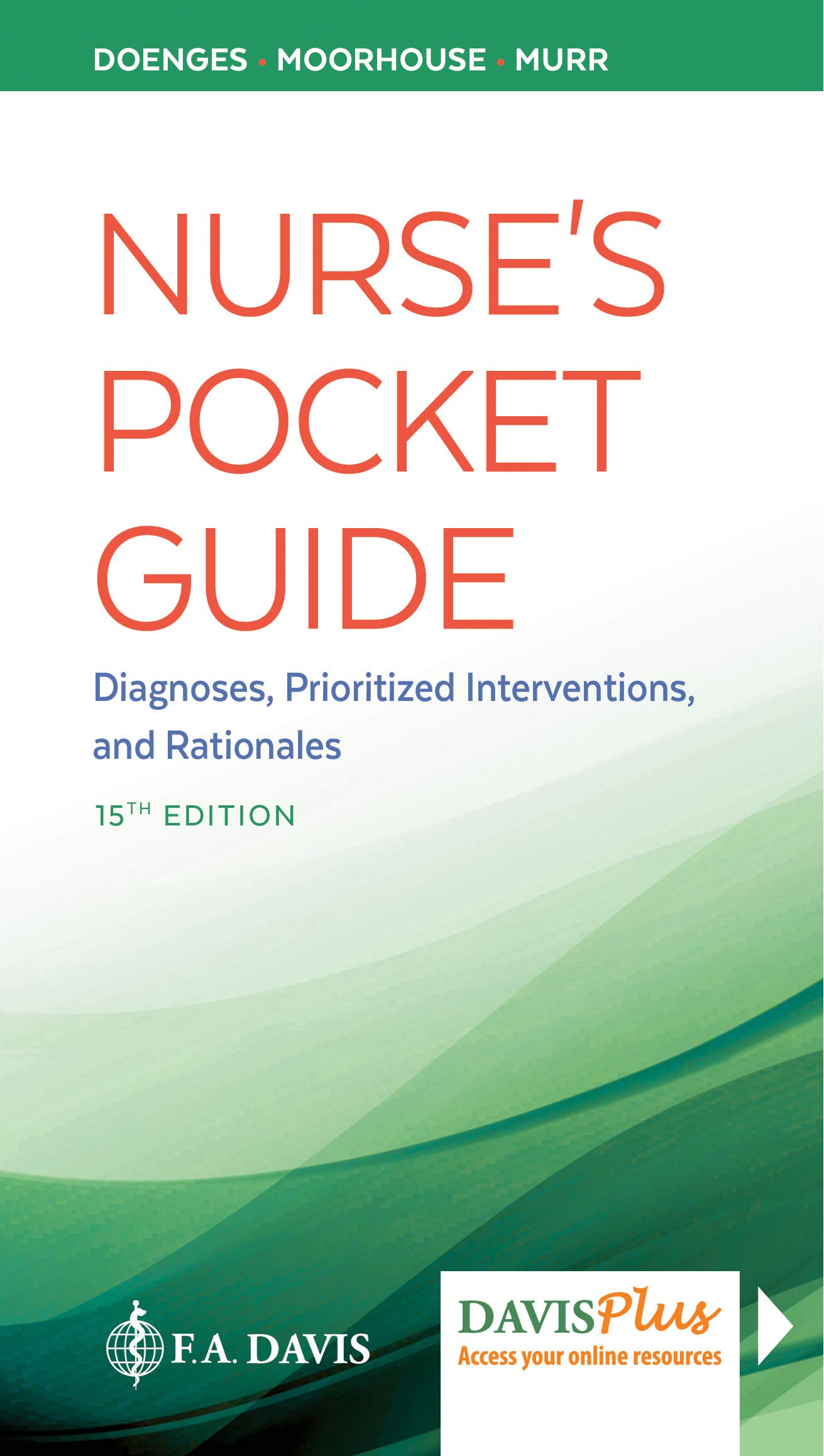 Book Cover Nurse's Pocket Guide: Diagnoses, Prioritized Interventions and Rationales