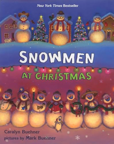 Book Cover Snowmen at Christmas