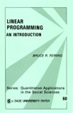 Linear Programming: An Introduction (Quantitative Applications in the Social Sciences)