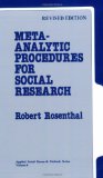 Meta-Analytic Procedures for Social Research (Applied Social Research Methods)