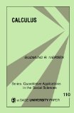 Calculus (Quantitative Applications in the Social Sciences)