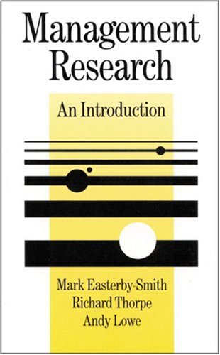 Management Research: An Introduction (SAGE series in Management Research)