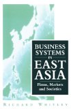 Business Systems in East Asia: Firms, Markets and Societies