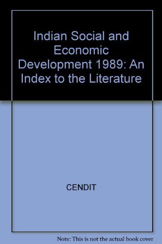 Indian Social and Economic Development 1989: An Index to the Literature