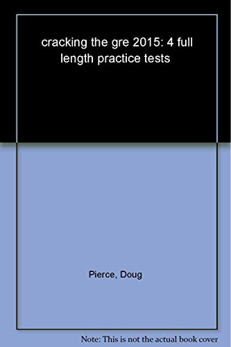 The Princeton Review Cracking the GRE 2015 (Graduate School Test Preparation)