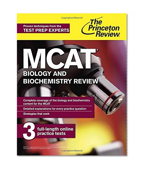 MCAT Biology and Biochemistry Review: New for MCAT 2015 (Graduate School Test Preparation)
