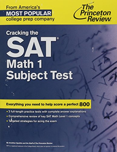 Cracking the SAT Math 1 Subject Test (College Test Preparation)