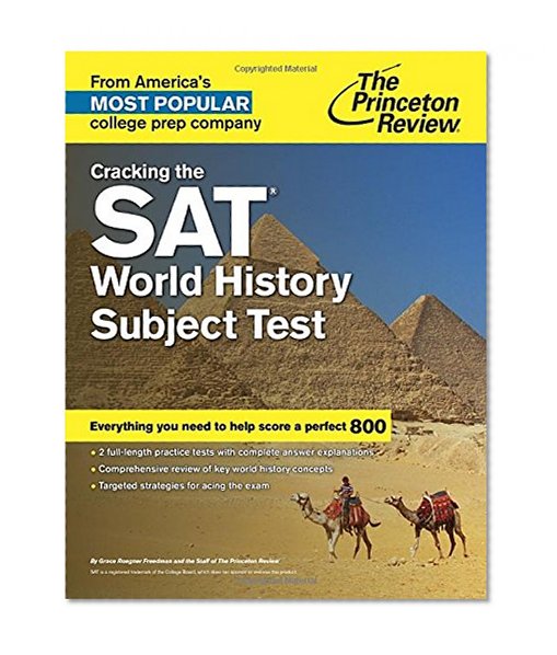 Cracking the SAT World History Subject Test (College Test Preparation)
