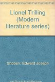Lionel Trilling (Modern literature series)