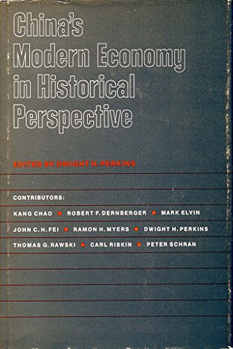 Chinaâ€™s Modern Economy in Historical Perspective