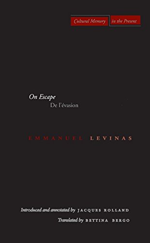 On Escape: De lâ€™Ã©vasion (Cultural Memory in the Present)
