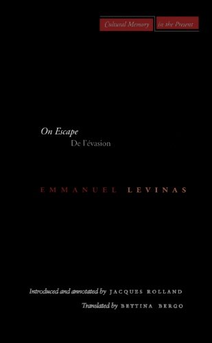 On Escape: De lâ€™Ã©vasion (Cultural Memory in the Present)