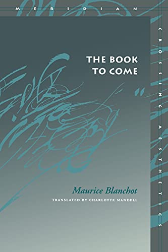 The Book to Come (Meridian: Crossing Aesthetics)