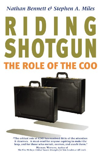 Book Cover Riding Shotgun: The Role of the COO