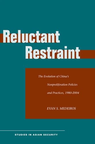 Reluctant Restraint: The Evolution of China's Nonproliferation Policies and Practices, 1980-2004 (Studies in Asian Security)