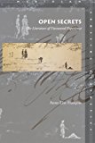 Open Secrets: The Literature of Uncounted Experience (Meridian: Crossing Aesthetics)
