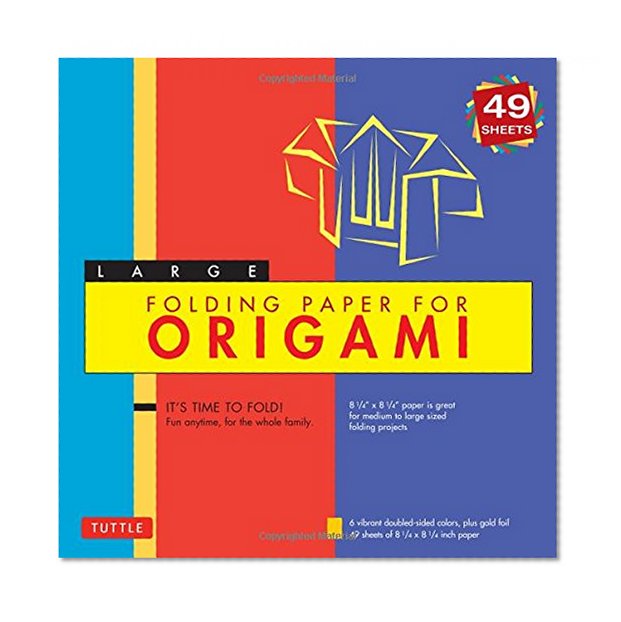 Folding Paper for Origami: Large 8 1/4" 49 Sheets