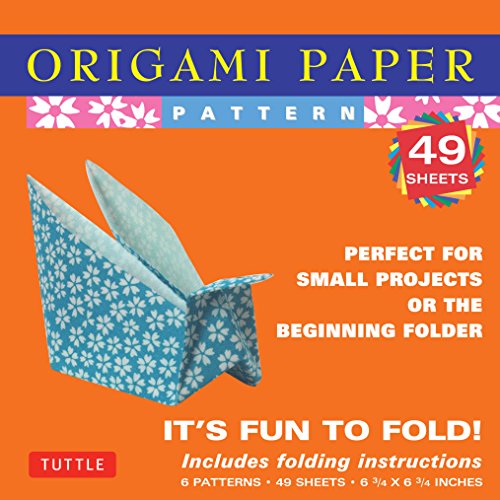 Origami Paper - Patterns - Small 6 3/4" - 49 Sheets: Tuttle Origami Paper: High-Quality Origami Sheets Printed with 8 Different Designs: Instructions for 6 Projects Included (Origami Paper Packs)