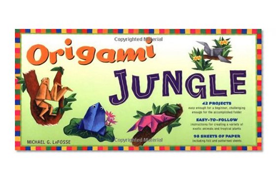 Origami Jungle Kit: [Origmai Kit with 2 Books, 98 Papers, 42 Projects]