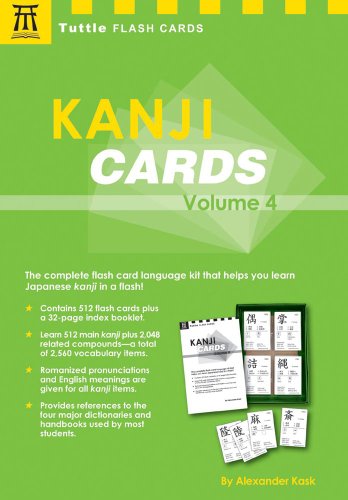 Kanji Cards Volume 4