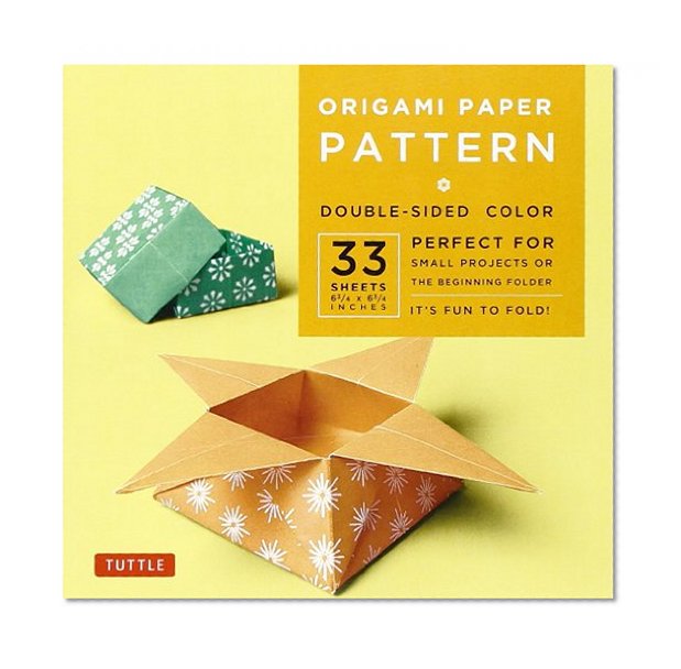 Origami Paper Pattern 6 3/4" 33 Sheets