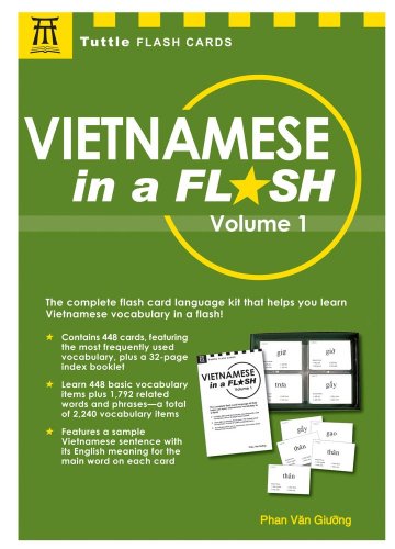 Vietnamese in a Flash Kit Volume 1 (Tuttle Flash Cards)
