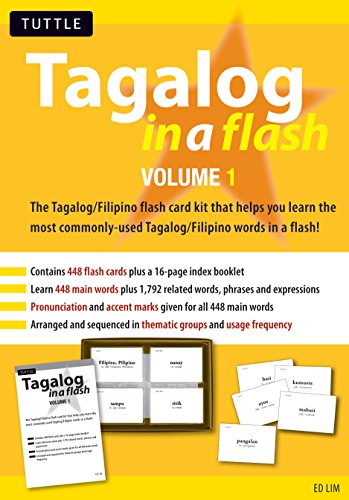 Tagalog in a Flash Kit Volume 1 (Tuttle Flash Cards)