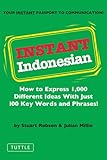 Instant Indonesian: How to Express 1,000 Different Ideas with Just 100 Key Words and Phrases! (Indonesian Phrasebook) (Instant Phrasebook Series)