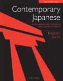 Contemporary Japanese: An Introductory Textbook For College Students Teacher's Guide
