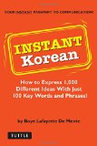 Instant Korean: How to Express 1,000 Different Ideas with Just 100 Key Words and Phrases! (Korean Phrasebook) (Instant Phrasebook Series)