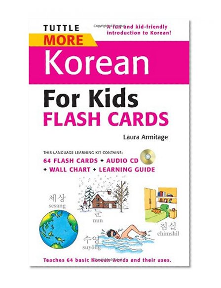 Tuttle More Korean for Kids Flash Cards Kit (Tuttle Flash Cards)