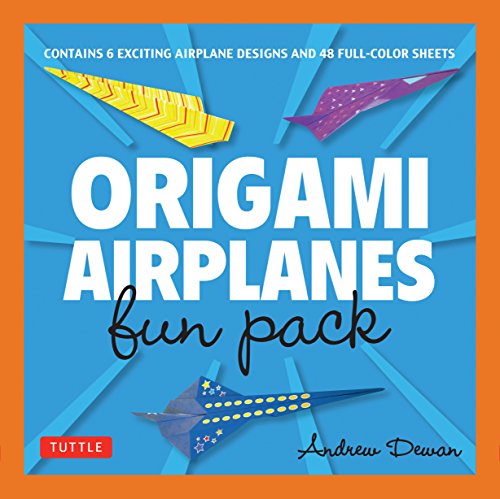 Origami Airplanes Fun Pack: Make Fun and Easy Paper Airplanes with This Great Origami-for-Kids Kit: Origami Book with 48 High-Quality Origami Papers