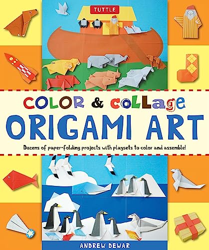 Color & Collage Origami Art Kit: [Boxed Kit with 88 Folding Papers, 6 Collage Backgrounds & Full-Color Book]