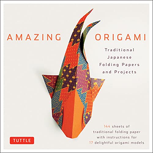 Book Cover Amazing Origami Kit: Traditional Japanese Folding Papers and Projects [144 Origami Papers with Book, 17 Projects]