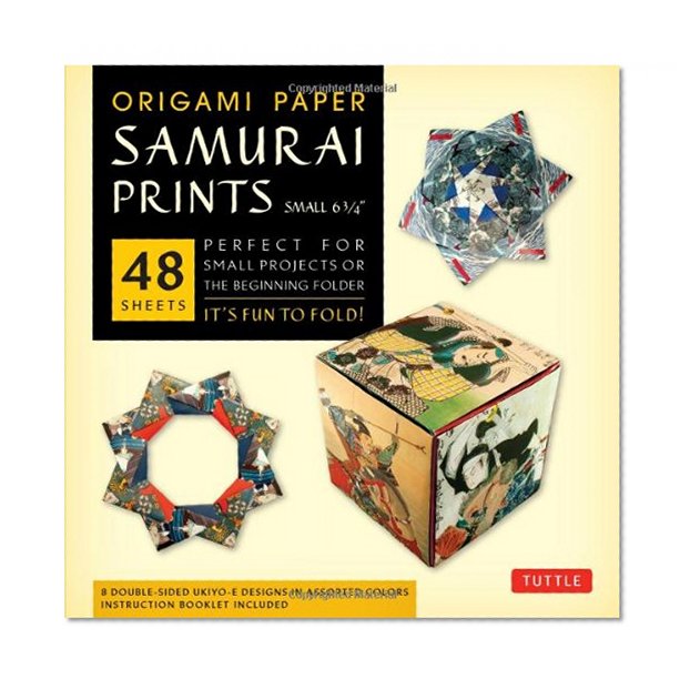 Origami Paper - Samurai Prints - Small 6 3/4" - 48 Sheets: (Tuttle Origami Paper)