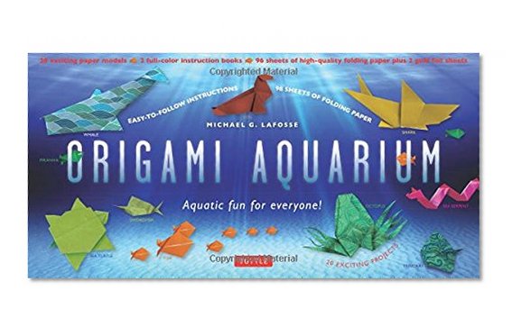 Origami Aquarium Kit: Aquatic fun for everyone!: Kit with 2 Origami Books, 20 Projects & 98 High-Quality Origami Papers: Great for Kids & Adults!