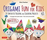 Origami Fun for Kids Kit: 20 Fantastic Folding and Coloring Projects (paper, book & DVD)