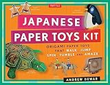 Japanese Paper Toys Kit: Origami Paper Toys that Walk, Jump, Spin, Tumble and Amaze!