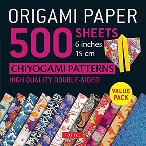 Origami Paper 500 sheets Chiyogami Patterns 6" 15cm: Tuttle Origami Paper: High-Quality Double-Sided Origami Sheets Printed with 12 Different Designs (Instructions for 6 Projects Included)