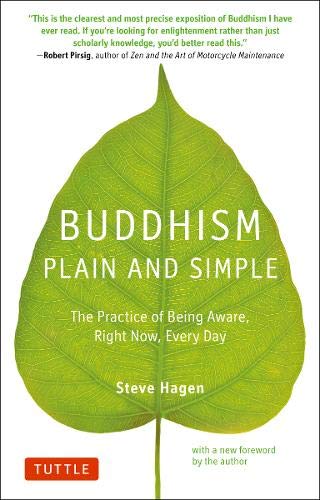 Book Cover Buddhism Plain and Simple: The Practice of Being Aware Right Now, Every Day