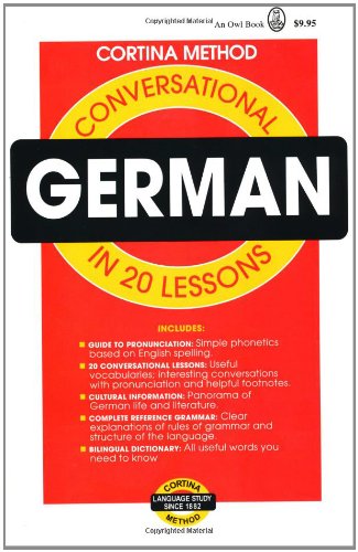 Book Cover Conversational German: In 20 Lessons (Cortina Method)